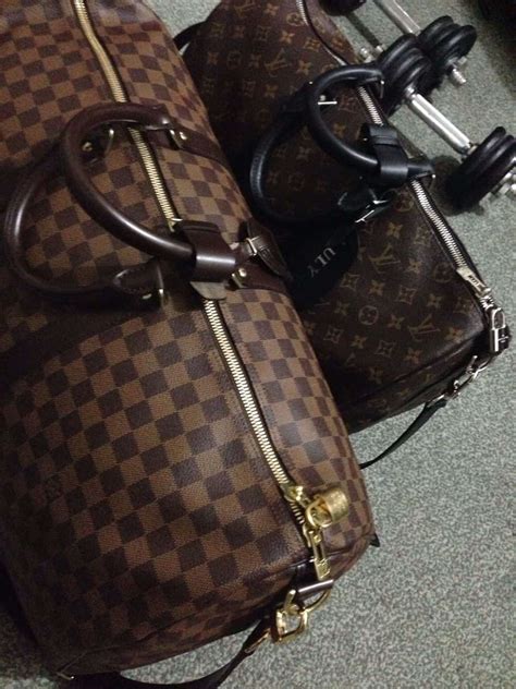 louis vuitton keepall 55 real vs fake|louis vuitton keepall 55 review.